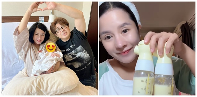 Bà Nhân Vlog 8 ngày sau sinh sữa 'tràn bờ đê', dân mạng thi nhau 'xin vía'