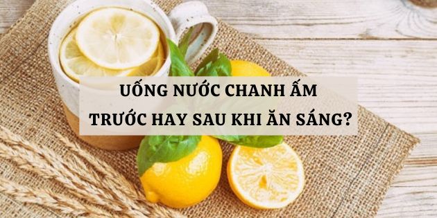 Uống nước chanh ấm trước hay sau khi ăn sáng? Lưu ý khi uống