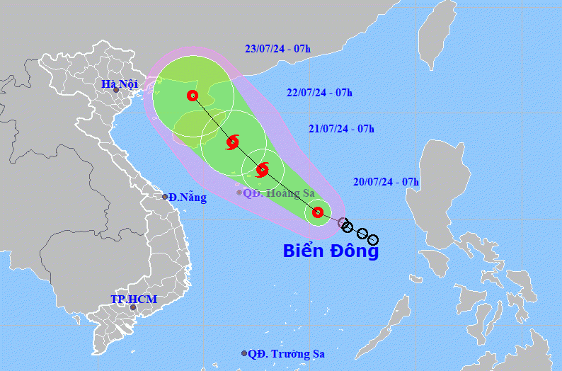 Áp thấp nhiệt đới sắp mạnh lên thành bão có diễn biến phức tạp

