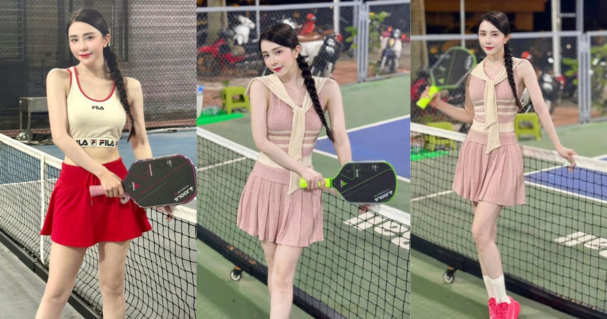 'Cá sấu chúa' Quỳnh Nga khoe ảnh chơi Pickleball mà dân tình cứ xin vía là sao