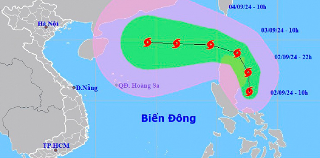 Bão Yagi có thể giật cấp 14, yêu cầu các tỉnh khẩn trương ứng phó

