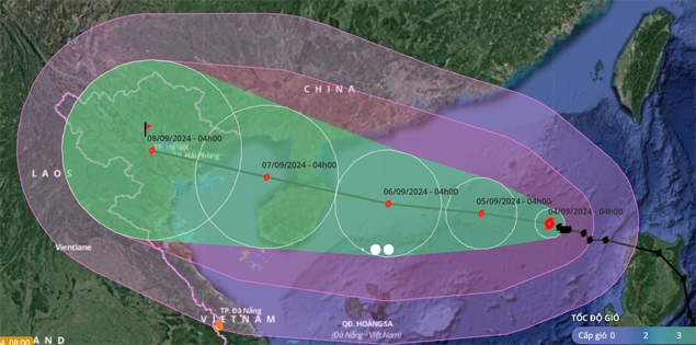 Bão số 3 tăng cấp, có thể thành siêu bão, đổ bộ vào đất liền các tỉnh thành nào?

