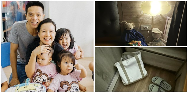 MC Minh Trang không dám ngủ, chia ca cùng chồng canh bão Yagi, sang phòng con kiểm tra thấy thứ mà phì cười
