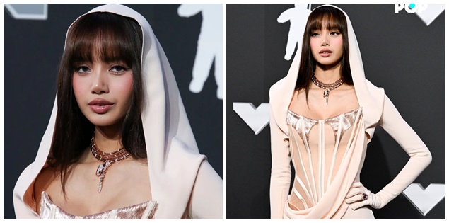 Lisa (BLACKPINK) tạo hình như 'nữ thần' trên thảm đỏ MTV VMAs 2024