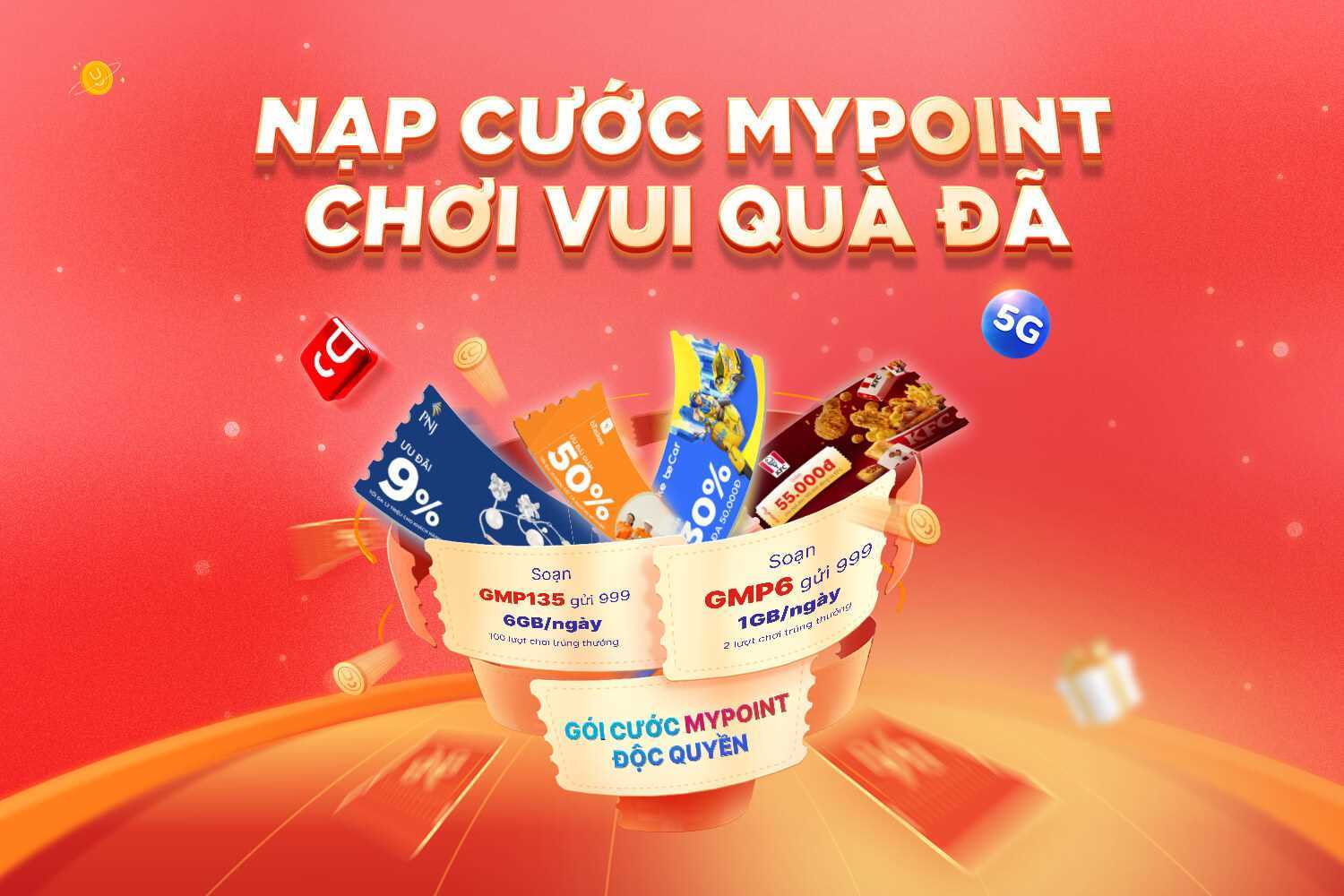 Nạp Cước MyPoint, Chơi Vui Quà Đã