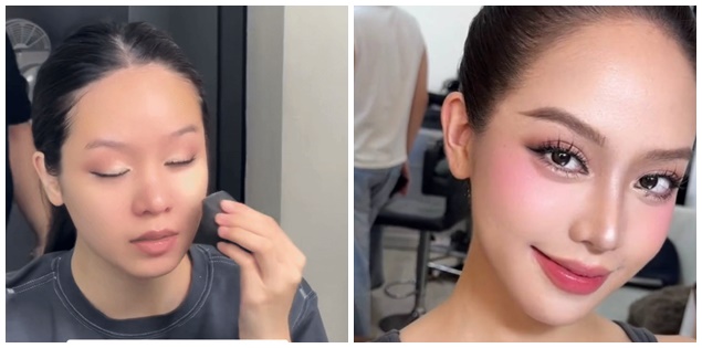 Hoa hậu Thanh Thủy khoe trình makeup đỉnh nóc, dân tình khen ngợi 'đi thi quốc tế không lo'

