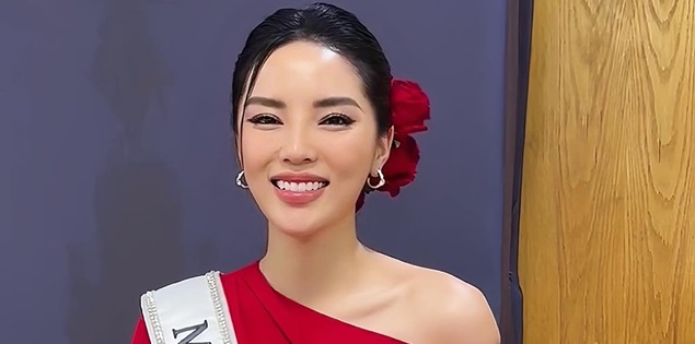 Kỳ Duyên trong ngày nhập cuộc Miss Universe 2024: Giao lưu bằng tiếng Anh với truyền thông, diện mạo có còn đơ như ảnh profile?