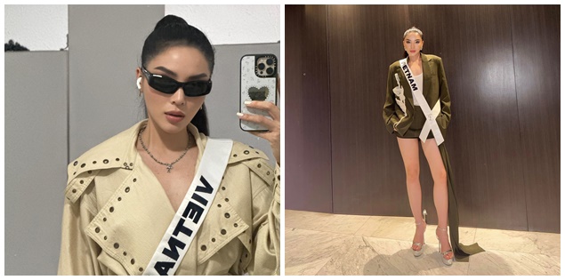 Không còn váy áo lộng lẫy, Kỳ Duyên chọn outfit 'cực bén' tại Miss Universe 2024
