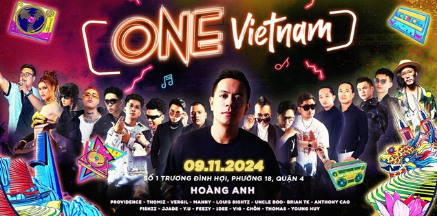 Cháy hết mình với One Vietnam - Đại hội EDM đỉnh nhất Sài Gòn ngày 9/11