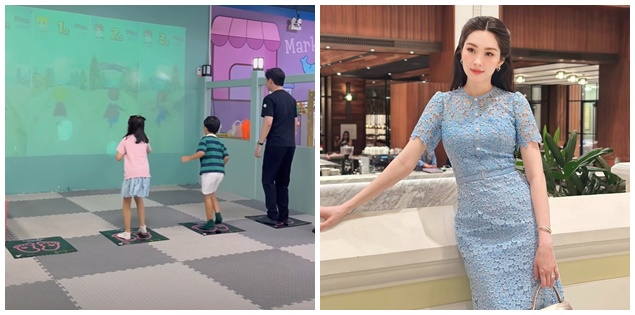 Đặng Thu Thảo 'cười ra nước mắt' với hành động của chồng và 2 con
