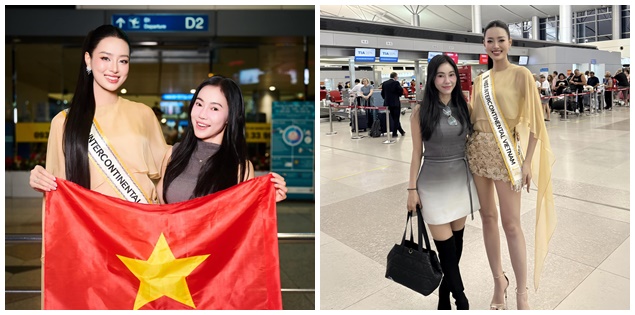 Bùi Khánh Linh lên đường tham dự Miss Intercontinental, 'bà trùm hoa hậu' có lời dặn dò thấm thía