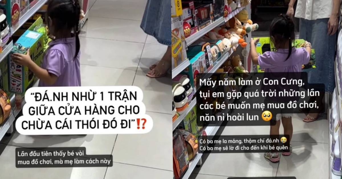 4 triệu người bất ngờ trước cách dạy con của người mẹ trẻ ở TP.HCM khi con đòi mua đồ chơi
