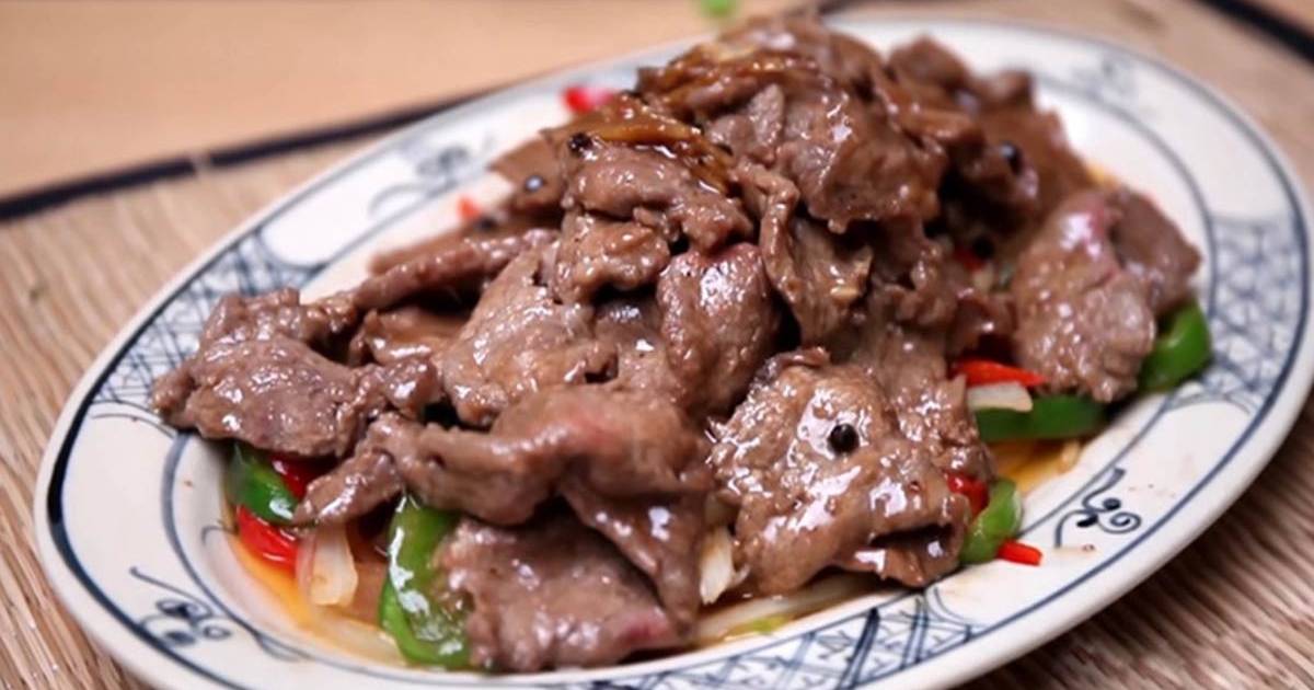 Cách làm bò xốt tiêu đen đơn giản, hấp dẫn
