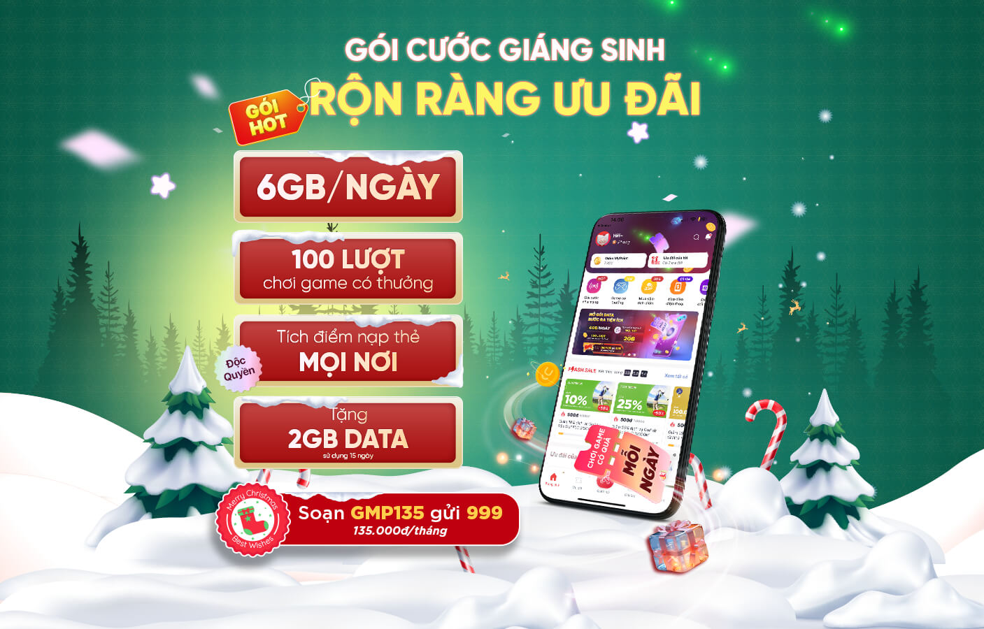 Gói Cước Giáng Sinh, Rinh Ưu Đãi Khủng
