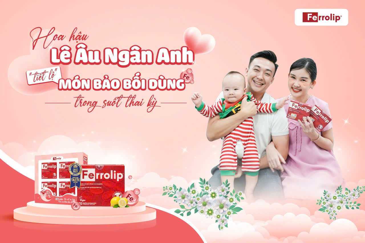 Hoa hậu Lê Âu Ngân Anh "tiết lộ" với chồng món bảo bối dùng trong suốt thai kỳ