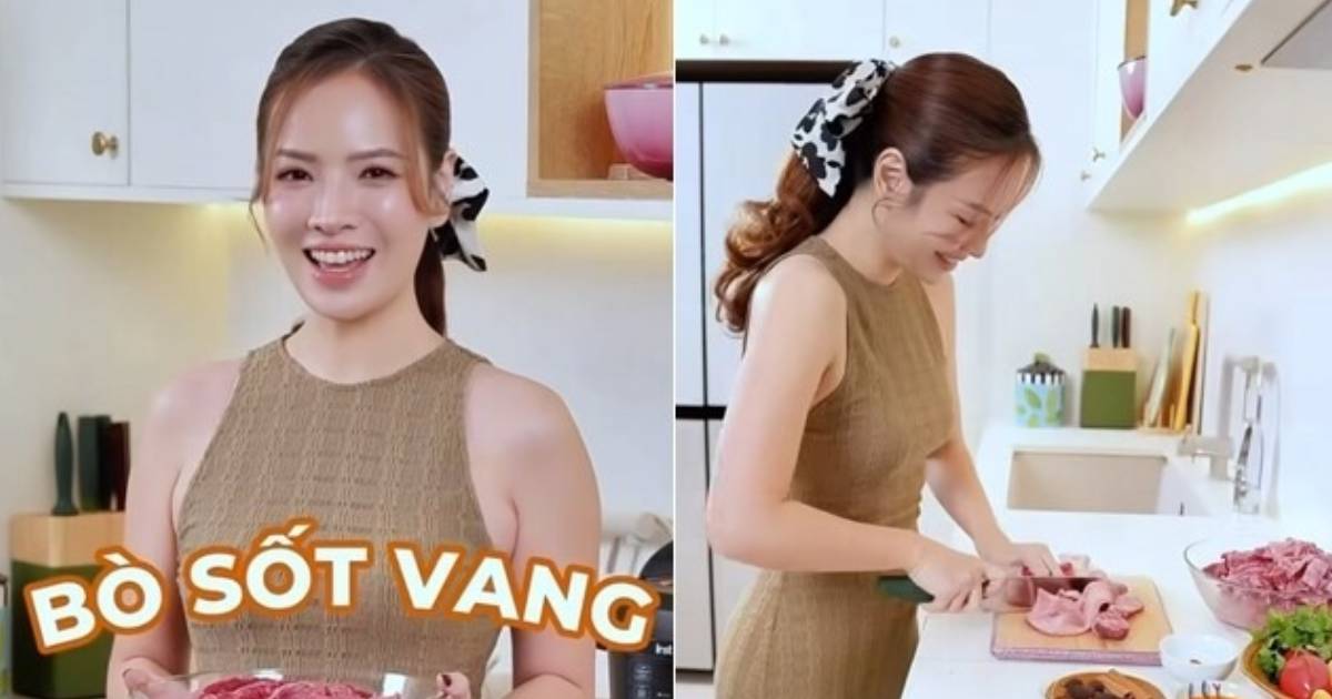 BTV Đan Lê làm bò sốt vang kiểu Hà Nội, chẳng cần thứ này mà vẫn ngon 'quên sầu'
