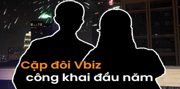 Một cặp đôi Vbiz công khai chuyện tình cảm ngay đầu năm mới