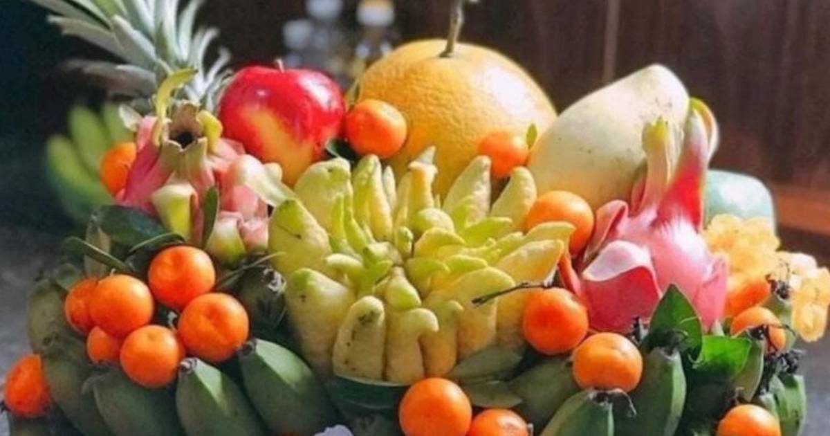 Cách bày mâm ngũ quả Tết Ất Tỵ 2025 đẹp, ý nghĩa, hút tài lộc, may mắn cả năm
