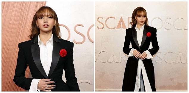 Lisa (BLACKPINK) mặc kín mít vẫn tỏa sáng trên thảm đỏ Oscar 2025