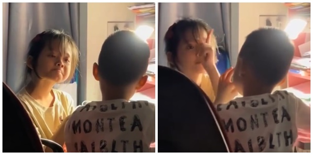 Chị gái lớp 4 kiên nhẫn dạy em học bài, cộng đồng mạng gật gù: 'Kiên nhẫn hơn cả mẹ'