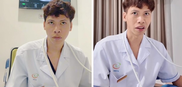 Biểu cảm "chấn động" của bác sĩ siêu âm thai hot Tiktok, ngày nào dân mạng cũng phải ghé kênh cùng hội chẩn mấy ca