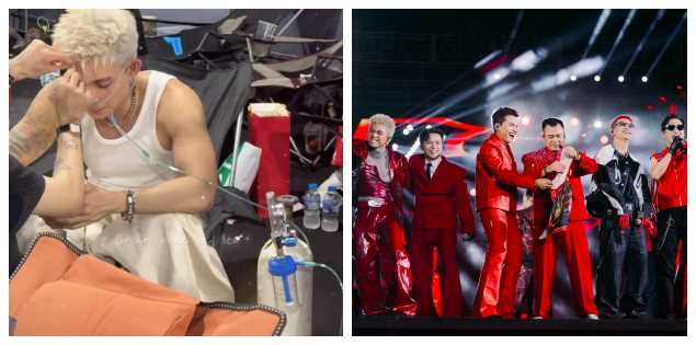 1 sao nam Vbiz gây hoang mang khi phải thở bình oxy trong hậu trường concert Anh Trai Vượt Ngàn Chông Gai
