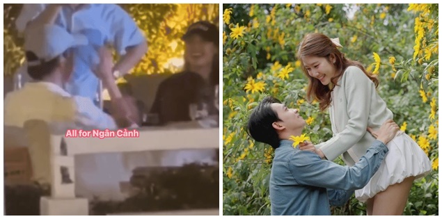Bắt trọn khoảnh khắc Thúy Ngân có hành động 'trên mức tình bạn' với Võ Cảnh
