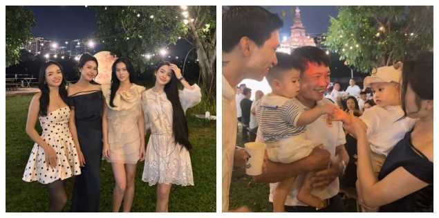 Doãn Hải My và Chu Thanh Huyền lộ diện giữa tin đồn "không thân thiết", thái độ của vợ Quang Hải mới gây chú ý