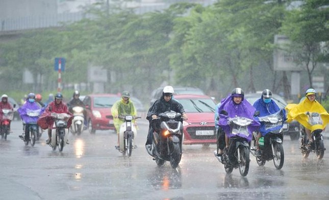Miền Bắc sắp đón mưa dông