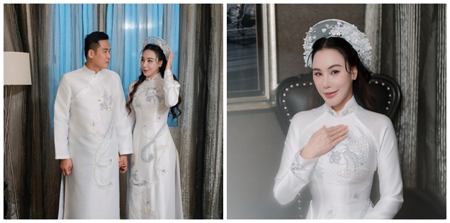 Đám cưới kín tiếng của Hồ Quỳnh Hương, chú rể lần đầu lộ diện