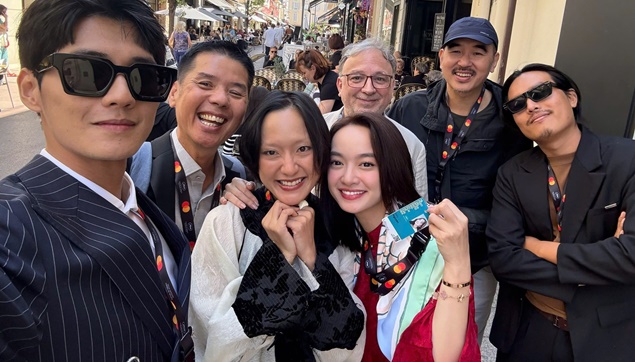 Kaity Nguyễn và ekip Việt bất ngờ đổ bộ Cannes