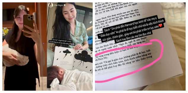Mai Ngọc cho con học bài từ lúc 0 tuổi, học hỏi từ "hiện tượng của Trung Quốc" đỗ 4 trường top đầu thế giới