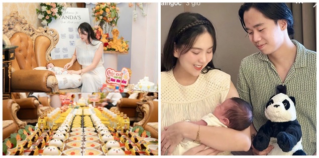 Mai Ngọc tổ chức tiệc đầy tháng hoành tráng cho con trai, hé lộ quan hệ với nhà chồng