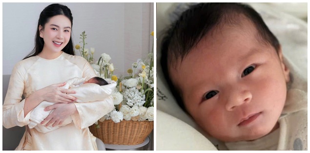 Mai Ngọc lần đầu khoe cận mặt con trai, quý tử mới 1 tháng tuổi đã sở hữu vẻ ngoài "cực phẩm"

