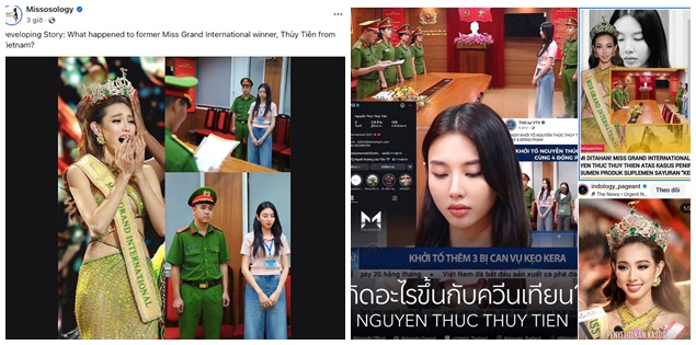 Truyền thông quốc tế rúng động trước việc Hoa hậu Thùy Tiên bị bắt

