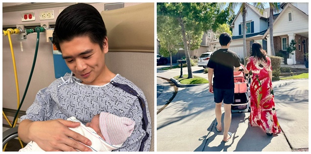 Không sơ mi áo vest, con trai cả Bầu Hiển giản dị chăm con, lộ khoảnh khắc được khen hết lời
