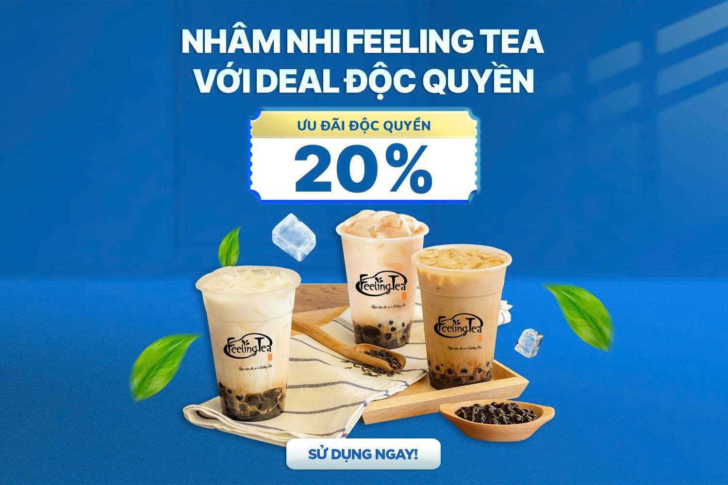 Feeling Tea và MyPoint hợp tác chiến lược: Nâng tầm trải nghiệm tiêu dùng số với ưu đãi “mát ví, chill vị”

