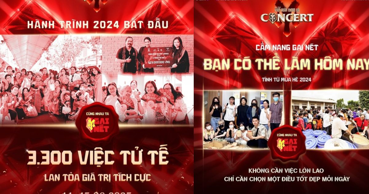 Anh Trai Vượt Ngàn Chông Gai lan tỏa 3.300 "Việc Tử Tế" chào đón concert D-5, 6