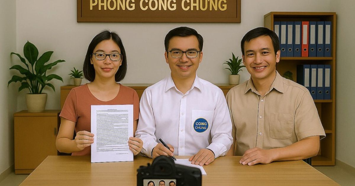 Từ 1/7, người dân đi công chứng bắt buộc chụp ảnh cùng công chứng viên