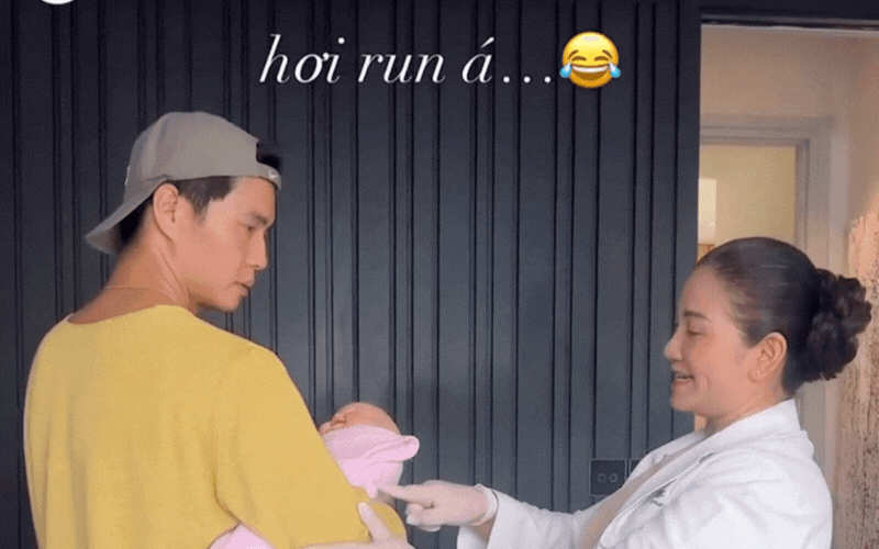 Chồng Ngô Thanh Vân lóng ngóng, "hơi run" khi chuẩn bị làm bố lần đầu