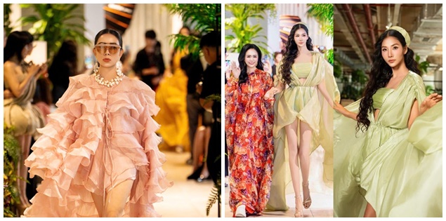 Model Quỳnh Phạm trong show diễn của NTK Thanh Hương Bùi là ai?