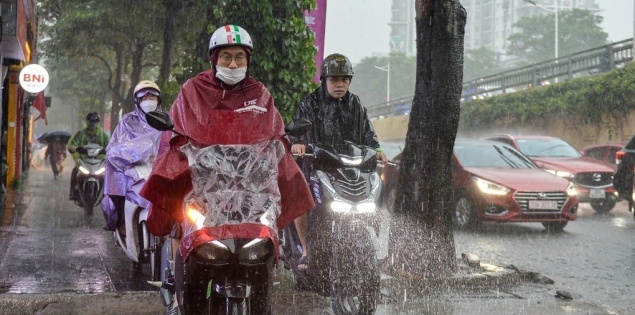 Thời tiết ngày 13/7: Miền Bắc mưa to