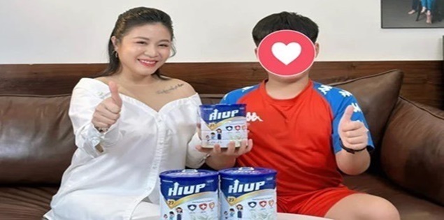 MC Hoàng Linh bị phạt vì quảng cáo sữa HIUP giả