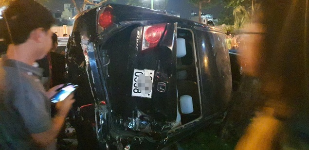 Nhân chứng vụ ô tô đâm hàng loạt phương tiện ở Hà Nội: 'Xe lao như bão'