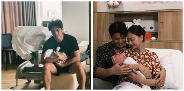 Con gái vừa chào đời vài hôm, Huy Trần đã lộ vẻ bơ phờ mệt mỏi