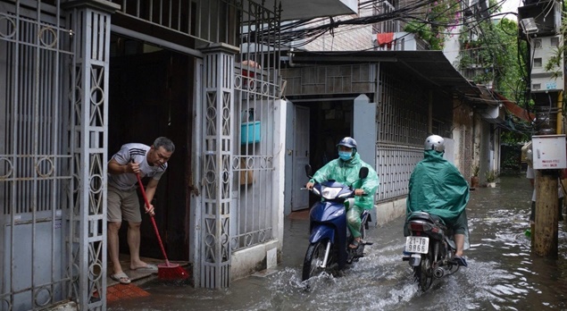 Miền Bắc mưa to trong những ngày tới