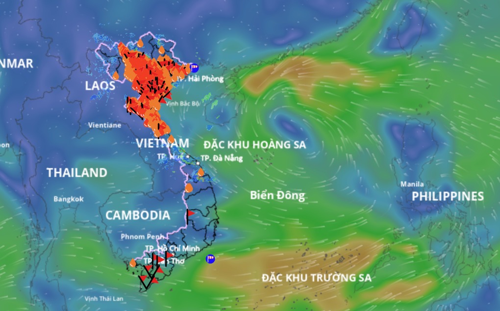 Bão Kajiki vừa tan, Biển Đông dự báo lại có áp thấp nhiệt đới