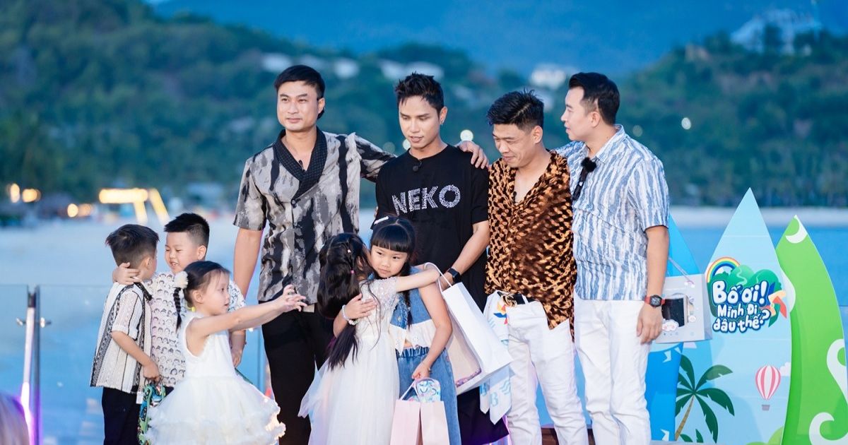 Trung Ruồi và Duy Hưng xúc động trong tập cuối “Bố ơi mình đi đâu thế”
