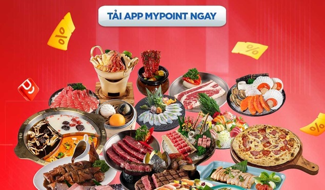 Ăn thả ga cùng loạt voucher cực hot từ Gold Sun trên MyPoint