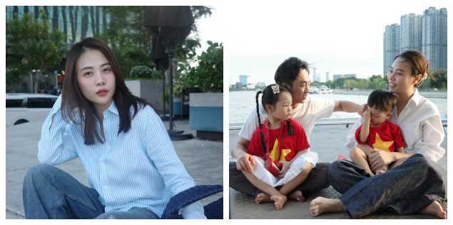 Con trai Đàm Thu Trang nói gì về nhan sắc của mẹ năm 18 tuổi?
